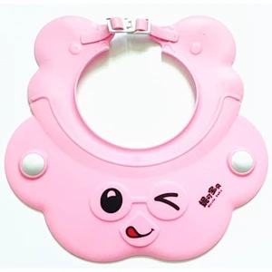 custom adjustable   waterproof hair wash end pvc cap silicone  pp shower cap for kids