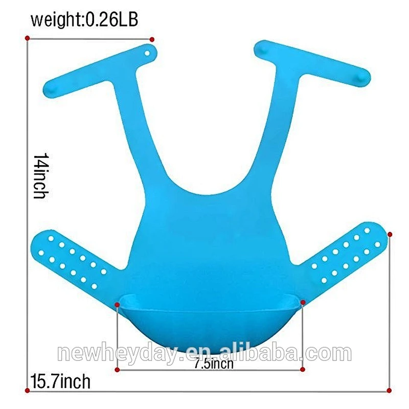factory personalised  logo food grade silicone  newborn baby animal bibs  waterproof  plain  bulk