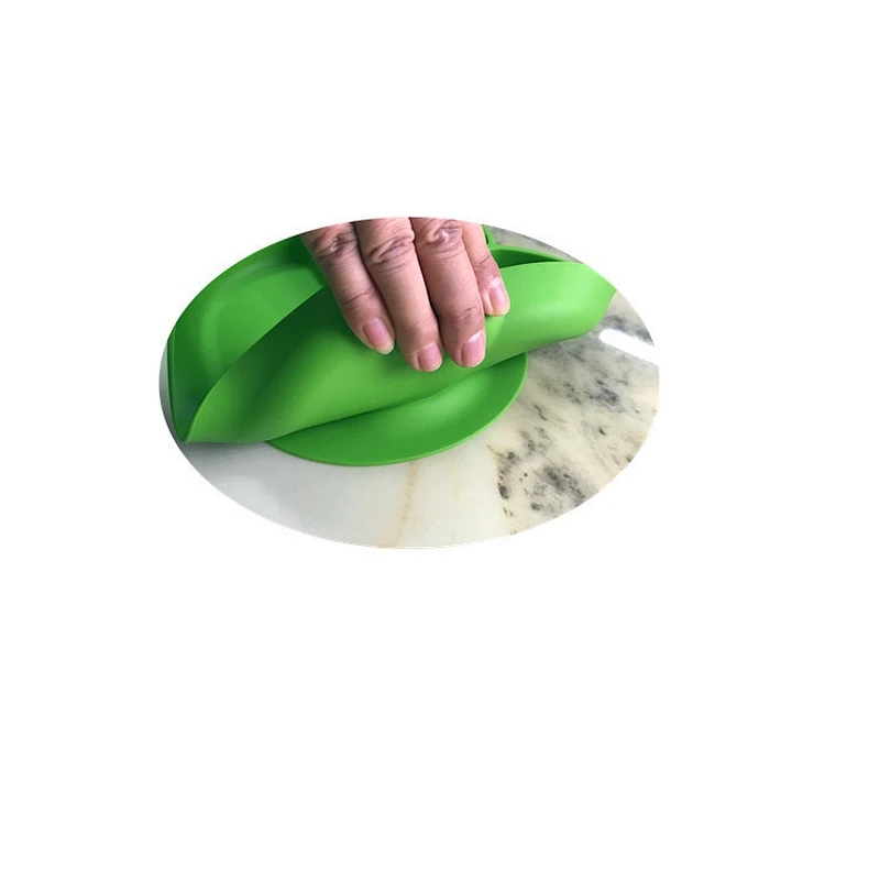custom Cute  baby silicone placemat food plate divided  Feeding Suction Plate Silicone Mat Kids Table  Tray Bowl