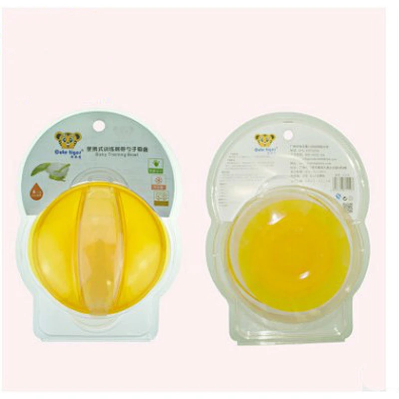 Food grade silicone baby suction cup bowl with spoon