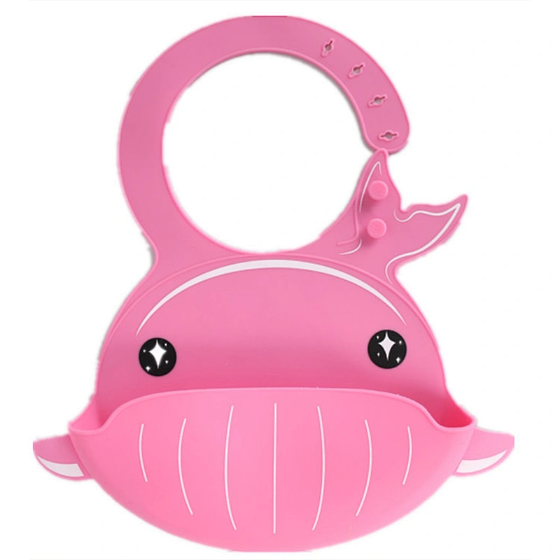 Hot sale custom bpa free print silicone bibs with plain style