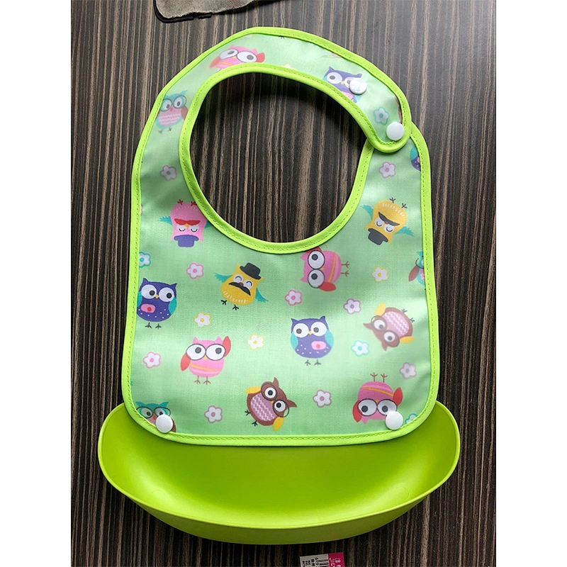 wholesale  baby bibs silicone cotton waterproof baby bibs custom