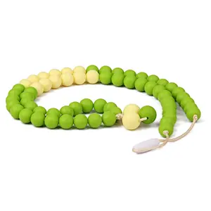 Fashion stars washable safe silicone teether for kids