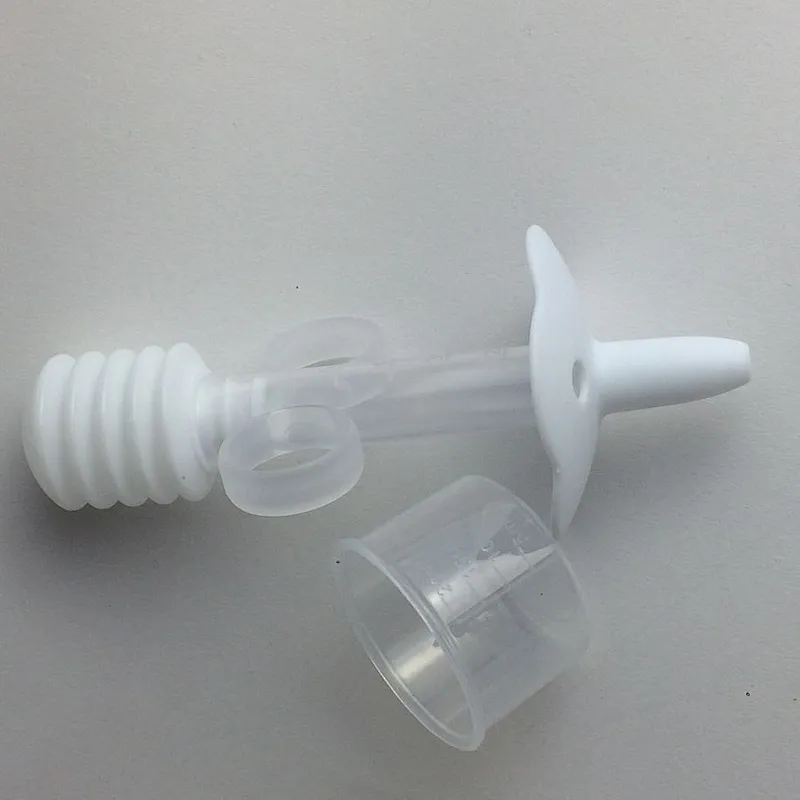 Baby  liquid food Medicine dropper fruit  juice Needle Feeder Feeding Flatware Utensil