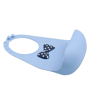 Fruit pattern Waterproof Baby Feeding Bibs Silicone Bibs Toddlers with Pocket Wide & Deep Food Crumb Catcher, Adjustable