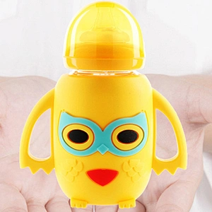 custom  Silicone baby product Soft Bottle Suction  Bottle Maternal and Infant Supplies