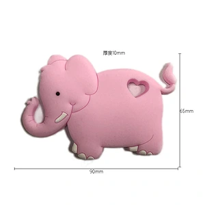 BPA free silicone  Baby  Molar Stick Child Silicone soft Teether Elephant Modeling Teething Toy Newborn Soother