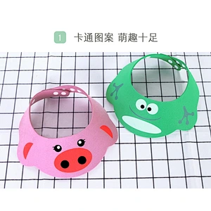 Eco-friendly durable waterproof cute EVA baby shower cap  sunhat for bathing or outdoor activity