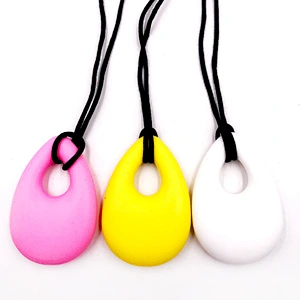 Creative Pendant Angel Teardrop Shape Food Grade Silicone Teether Baby  toys Baby Molar Chew Manufacturer Customized