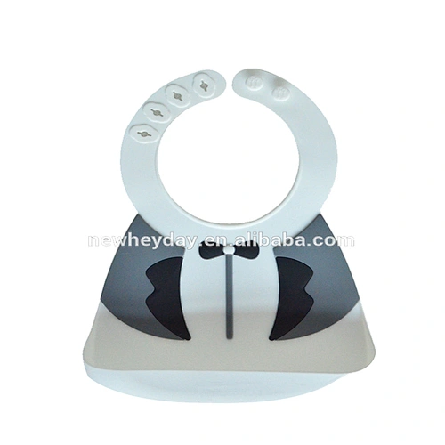 Top Manufacturing FDA approved  Design waterproof   soft silicone plastci  baby disposable bibs fda  high quality