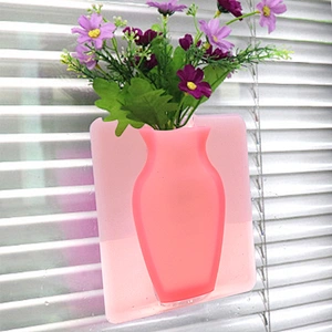 Environmentally friendly delicate durable foldable silicone vase without breaking for indoor decoration