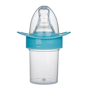Compact environmental protection anti-flatulence silicone baby bottle
