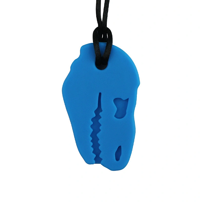 Creative  Silicone  Pendant tyrannosaurus  Shape Food Grade Teether Baby  toys  pendant Chew teether  moldCustomized