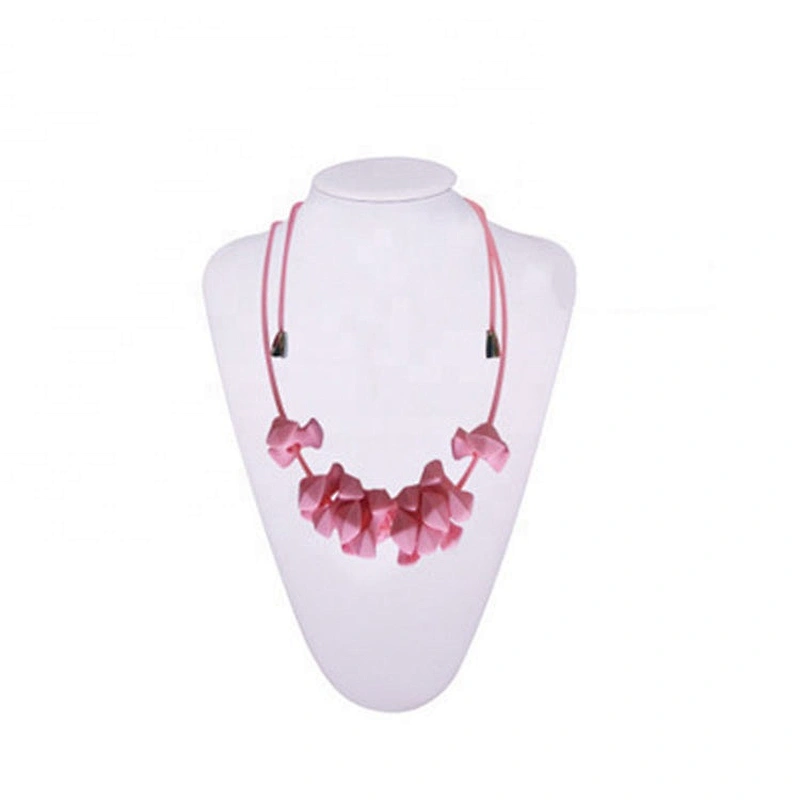 food grade silicone silicon sports necklace  Bead silicon teething necklace for mom