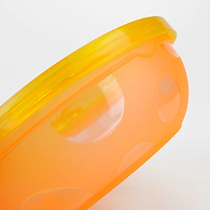Food Grade  Silicone cover pp  bowl body  baby snack serving  bowl set  Catcher Anti-Spill Travel Container