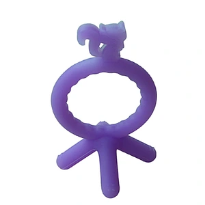 Creative cute squirrel  Shape Food Grade  Silicone  squirrel Pendant  Teether Baby  toys  Chew teether Customized