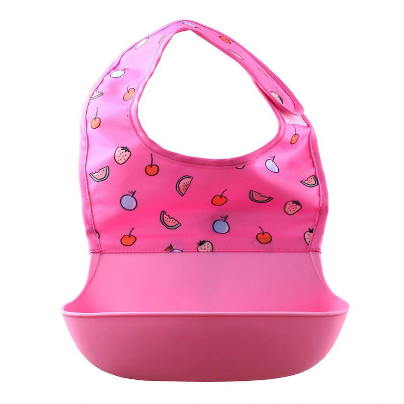 stock wholesale  food grade silicone terry cloth bibs  printed disposable cloth bibs