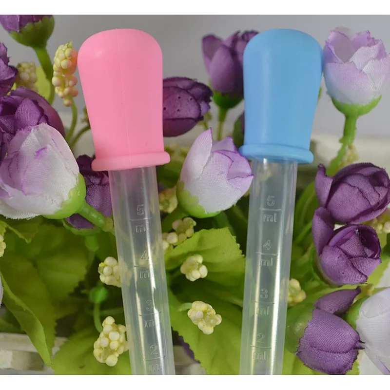 Liquid Droppers Feeder Baby Medicine Dropper Infant  Dispenser  silicone and Plastic e-liquid bottle Dropper
