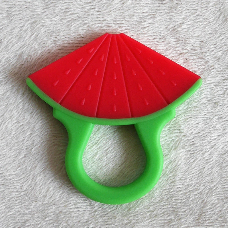 Bpa Free Bulk Silicone fruit Shaped Teethers Silicone Pacifier Teether For Baby