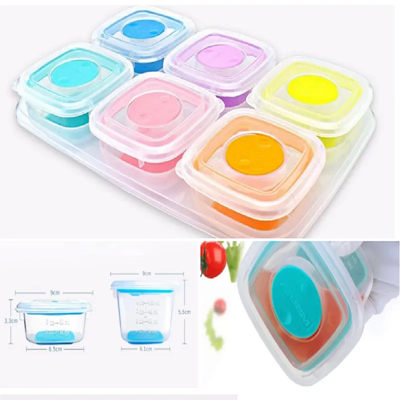 Manufactory Wholesale glass baby food storage containers rectangle container bpa free with factory direct sale price