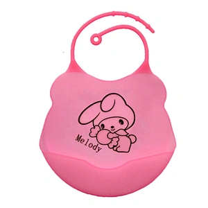 custom printed silicone chain disposable bibs adjustable bib apron with pockets