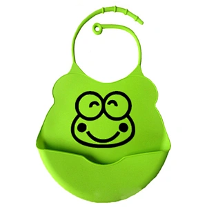 custom printed silicone chain disposable bibs adjustable bib apron with pockets