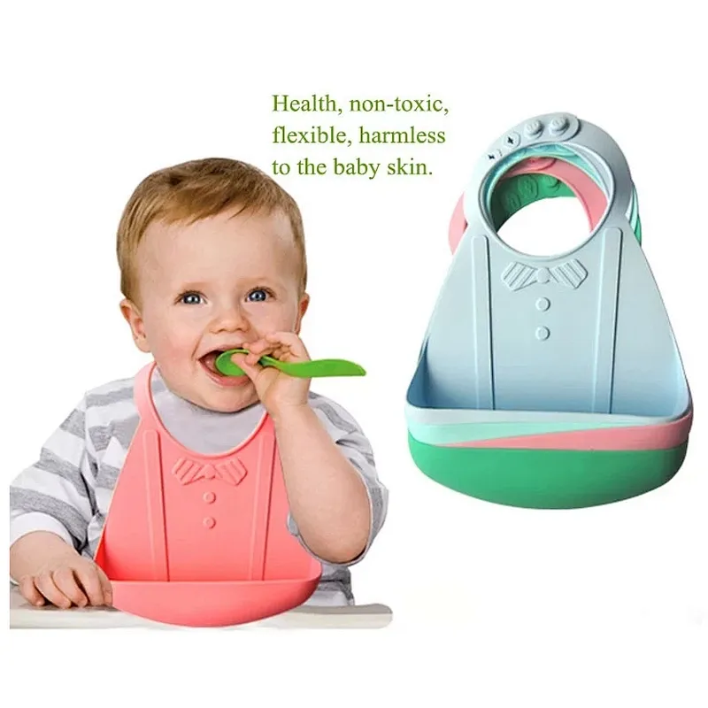 custom print bibs  baby rubber silicone waterproof  adult bibs stock wholesale