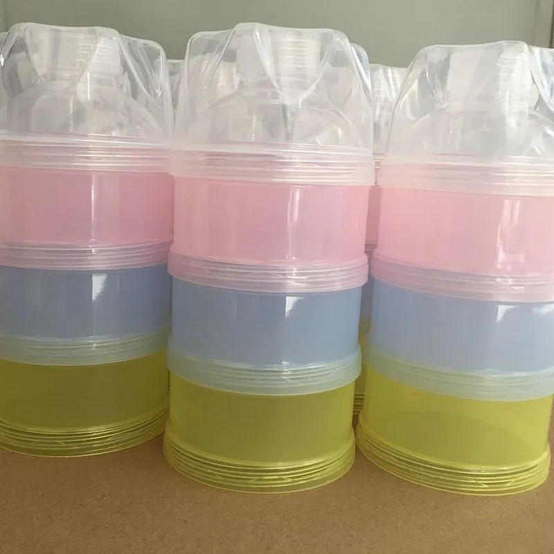 baby giveaway gift 3 Layers Milk Powder box Kid Feeding r Container Storage   Powder Box Baby Milk Powder box