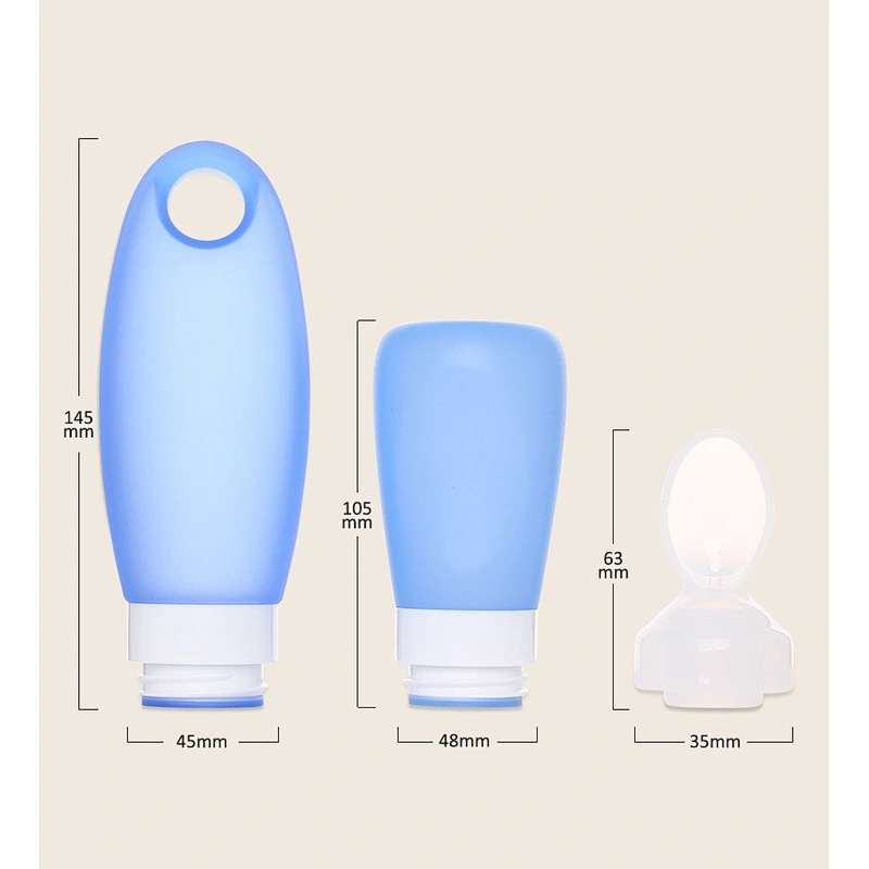 2020 new eco-friendly FDA-certified food grade silicone extruded food supplement bottle set for baby for feeding