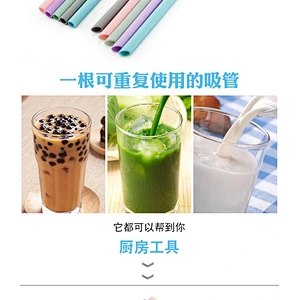 Amazon top sellers eco-friendly recycle healthy  foldable food-grade silicone straw for drinks