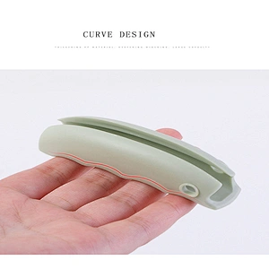 2020 Portable practical recyclable environmentally friendly shopping silicone clip for shopping or kitchen