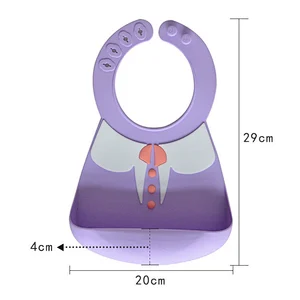 Waterproof Case Food Grade Silicone Baby Bandana Drool Bibs For Children