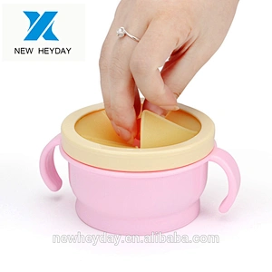 Silicone kid spill-proof baby  Snack shape bowl  mini