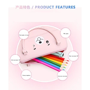 2020 Amazon top sellers multifunctional waterproof  durable cartoon silicone children's  snack storage bag for traveling