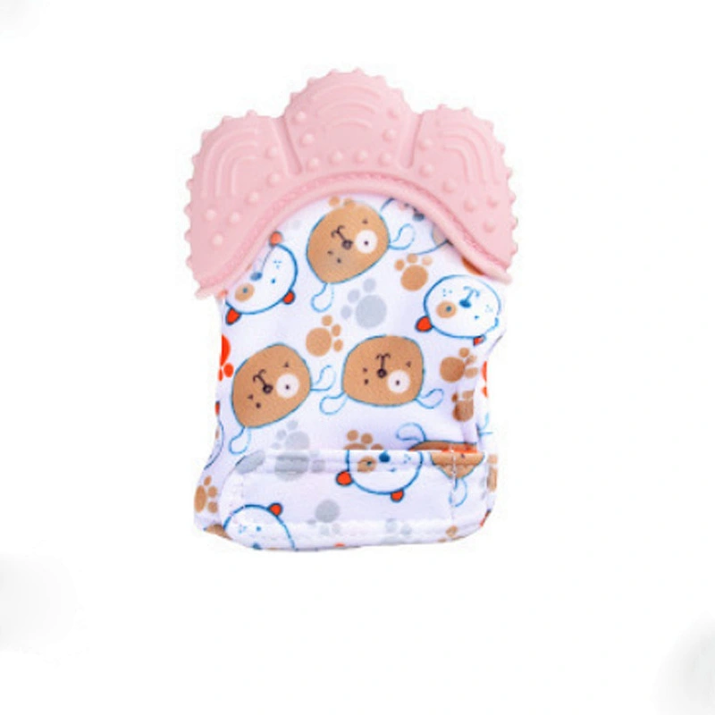 New design baby silicone teether gloves glove Competitive Price