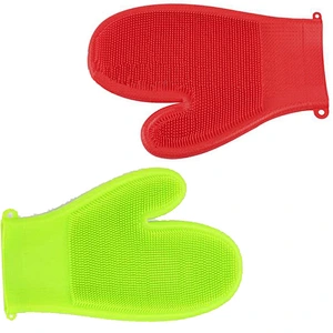 Soft Silicone Body Cleansing glove Brush Shower  Skin Massage brush Bath Glove, Fit for Sensitive and All Kinds of Skin