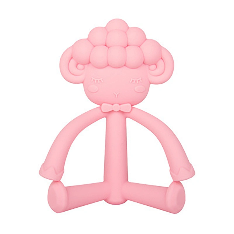 Factory direct hot selling silicone baby teether for kids toys massage With Lowest Price