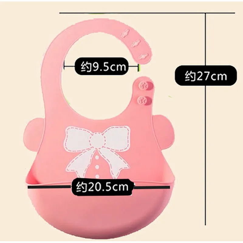 HOT SALE Food grade waterproof custom silicone baby bib