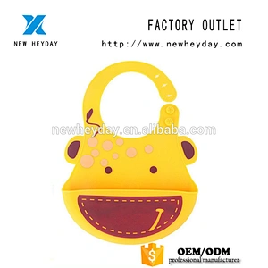 Custom Wholesale cute Silicone Baby Bibs with Pocket Toddler, Comfortable and Adjustable Soft Feeding Bibs Color