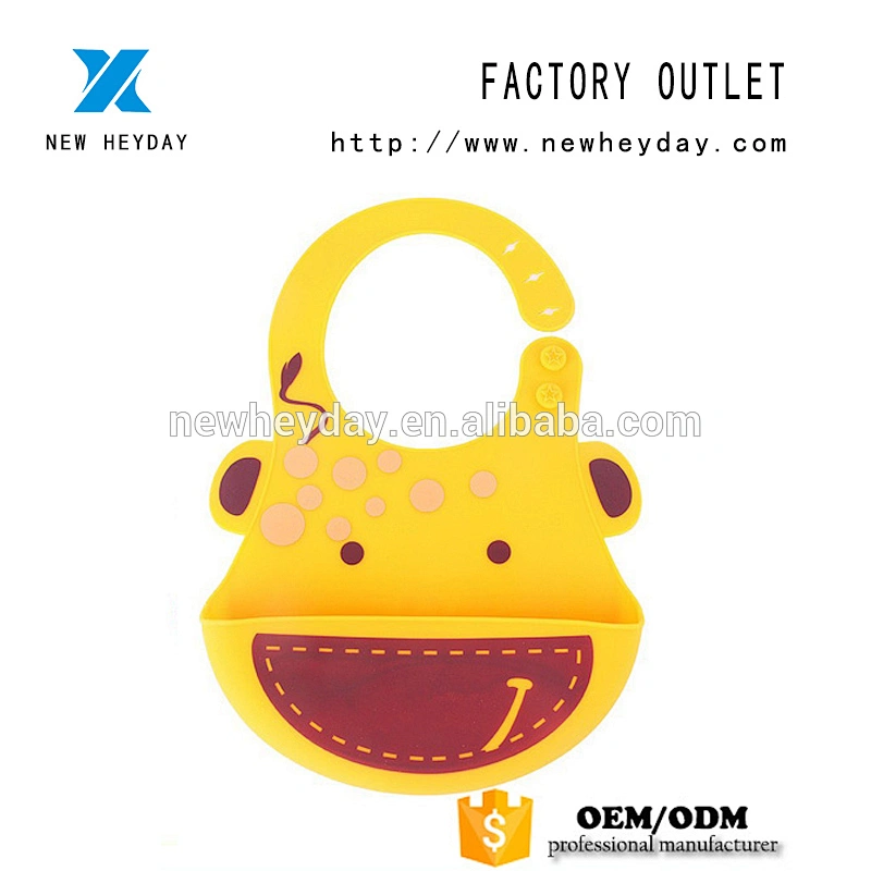 Custom Wholesale cute Silicone Baby Bibs with Pocket Toddler, Comfortable and Adjustable Soft Feeding Bibs Color