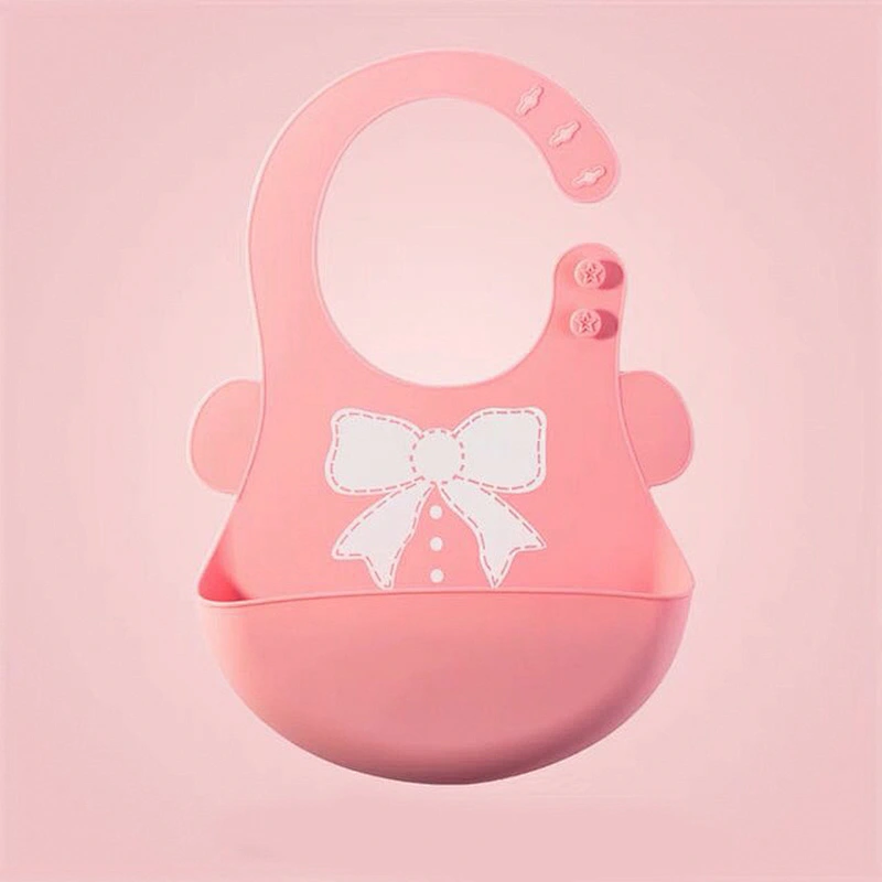 HOT SALE Food grade waterproof custom silicone baby bib