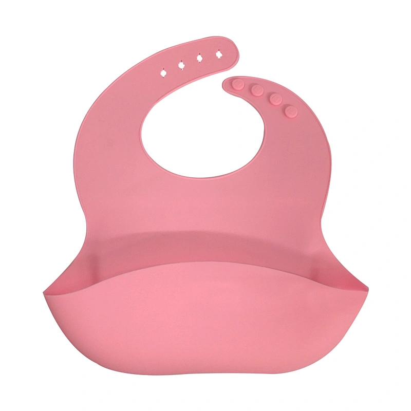 China manufacturer custom eco-friendly cute wholesale silicone free baby bib for kids