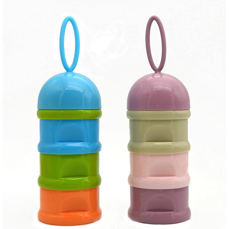 China cheap plastic kids food storage container heated formula milk powder dispenser manufacturer