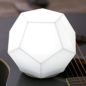 waterproof lightweight baby favorite cute colorful geometric silicone night light charging  for baby for sleeping