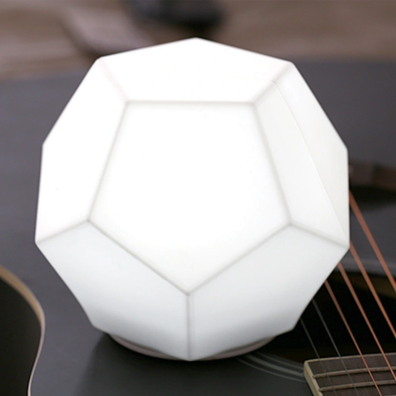 waterproof lightweight baby favorite cute colorful geometric silicone night light charging  for baby for sleeping