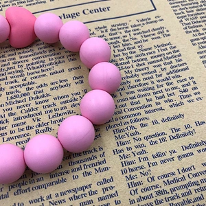 Safety and environmental protection bead bracelet tooth gel  rose bracelet baby molars tooth silicone beads baby teether