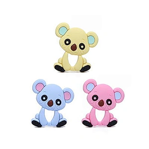 China hot sale eco friendly baby toys dummy teether doughnut shape silicone for sell