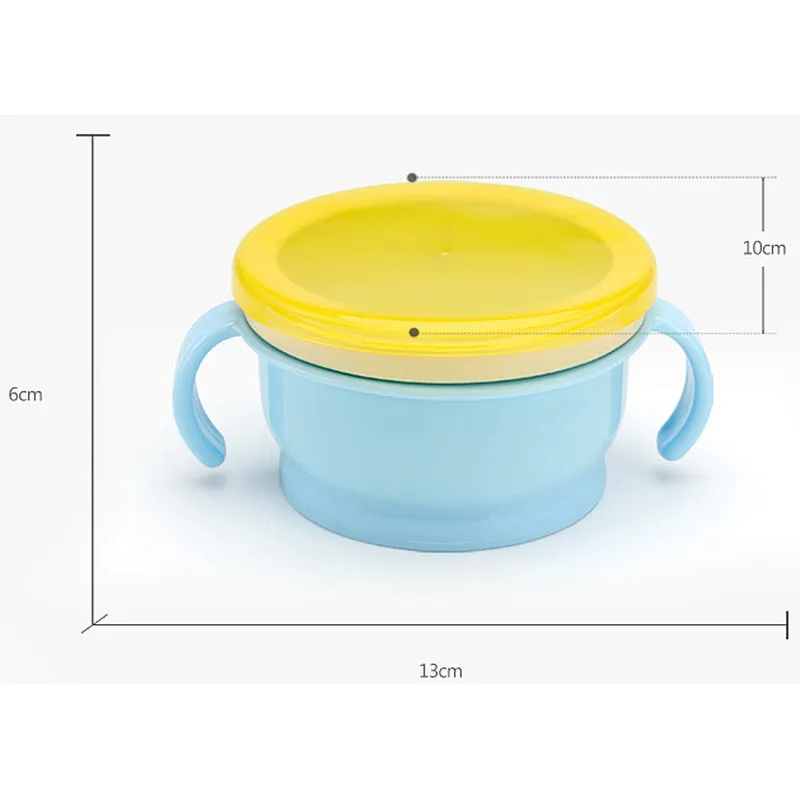 2020 new design anti-splashing silicone baby bowl;baby feeding bowl