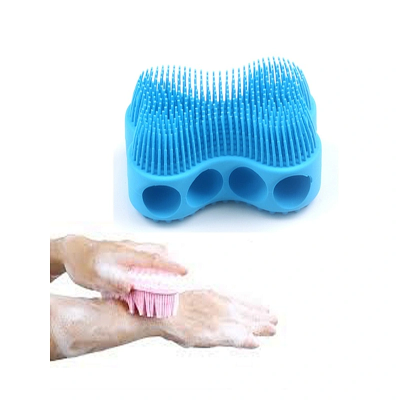 Silicone waterproof body exfoliating scalp massager bath brush