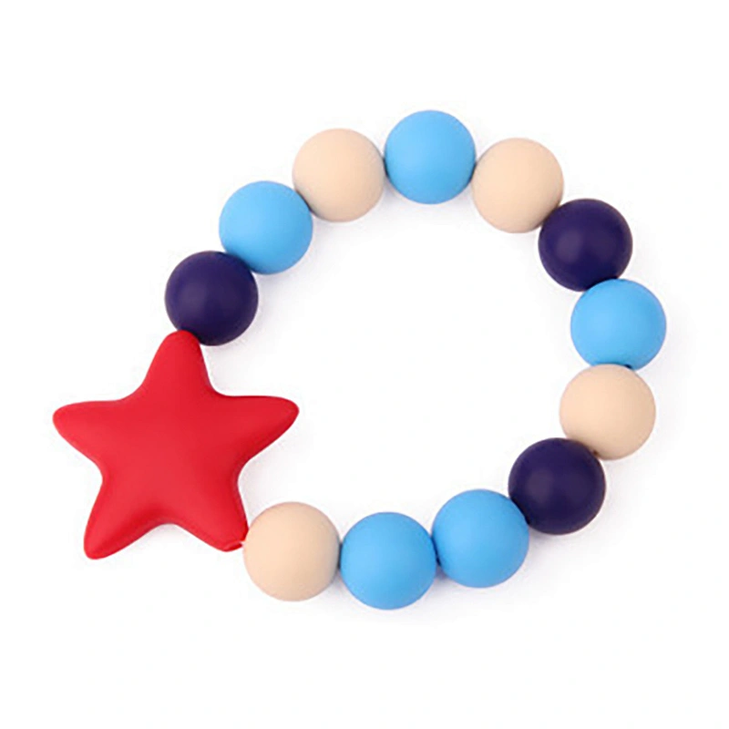 Comfortable new design soft baby toy silicone teether teething necklaces necklace Welcome To Our Factory